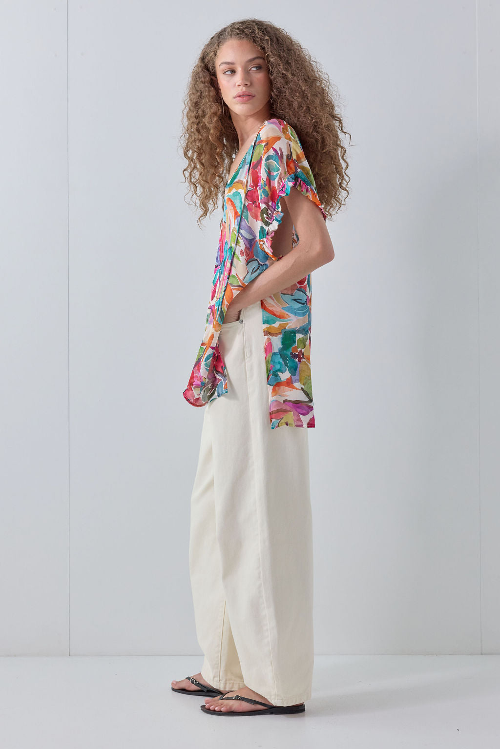 Elsie Sheer Top Fresco 