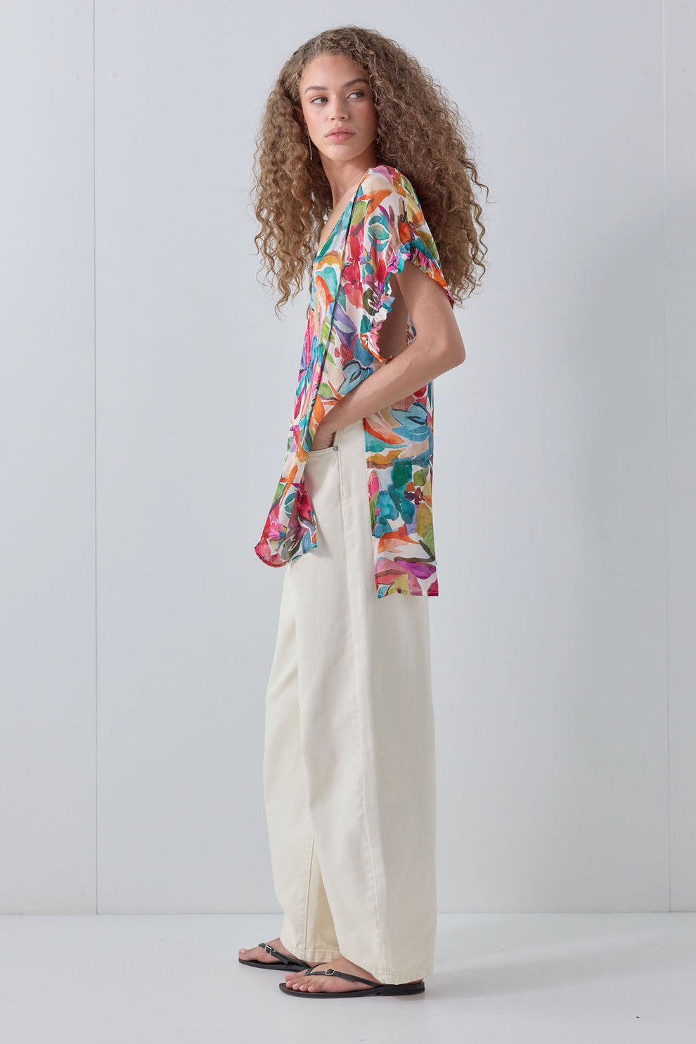 Elsie Sheer Top Fresco 