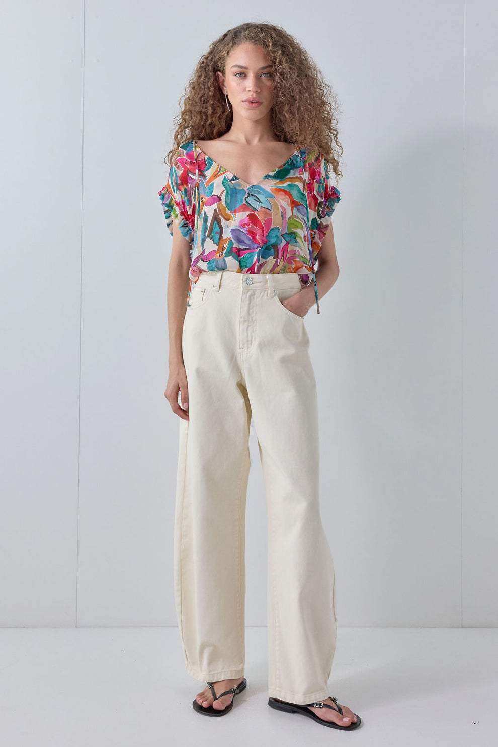Elsie Sheer Top Fresco 