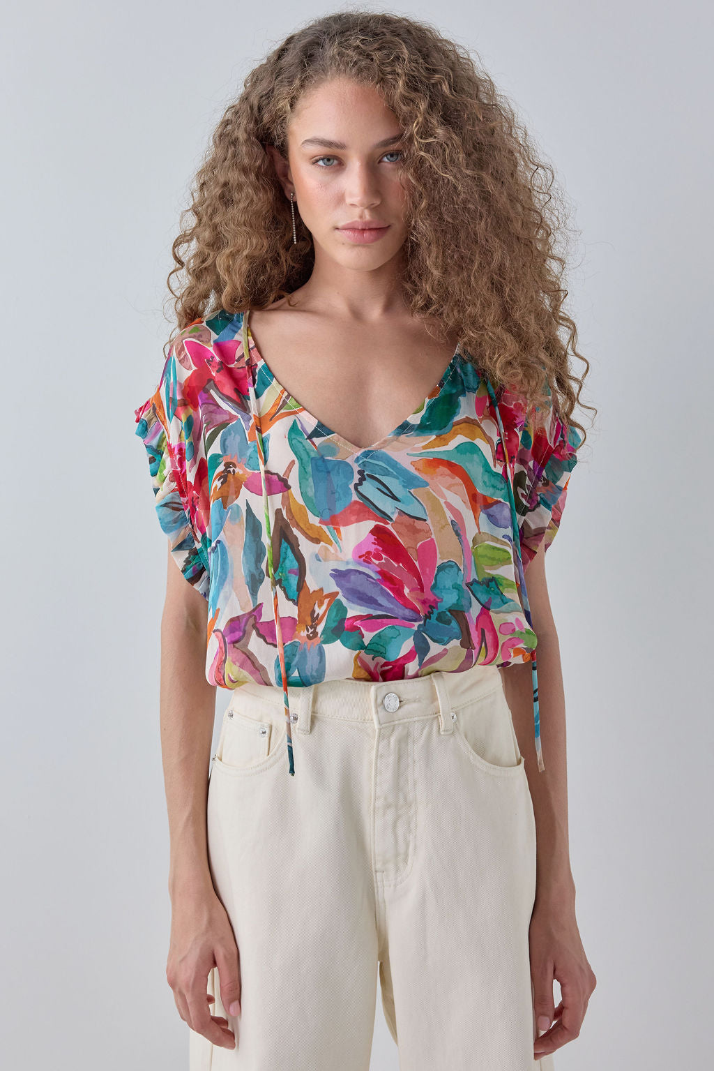 Elsie Sheer Top Fresco 