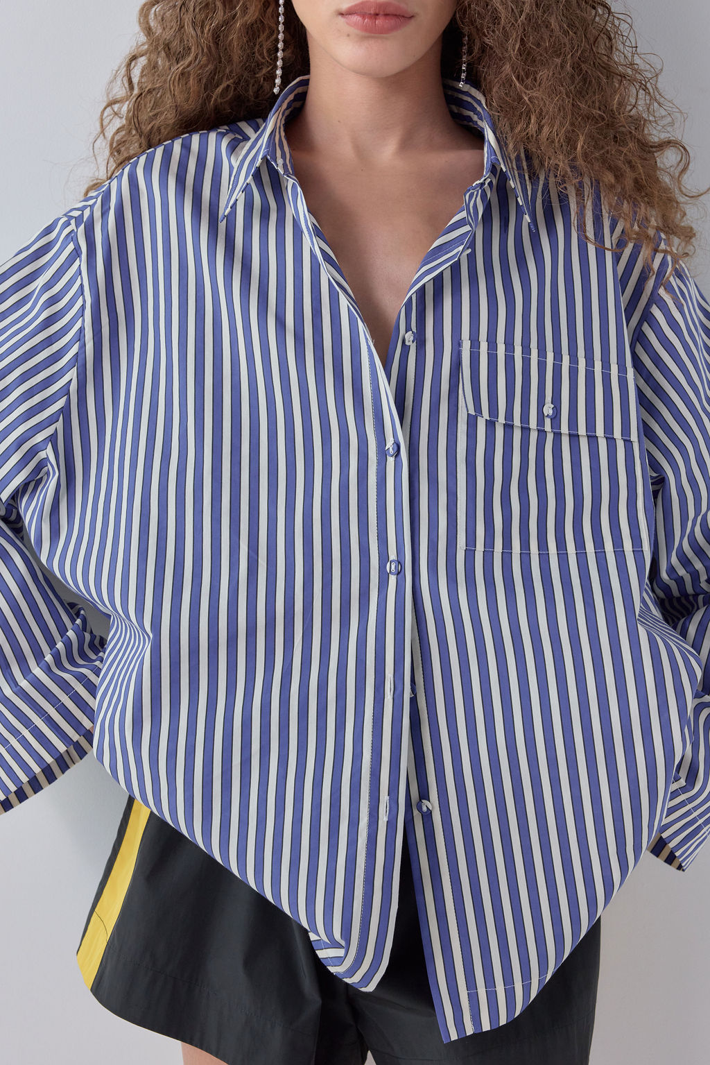 Vale Shirt Cobalt Stripe