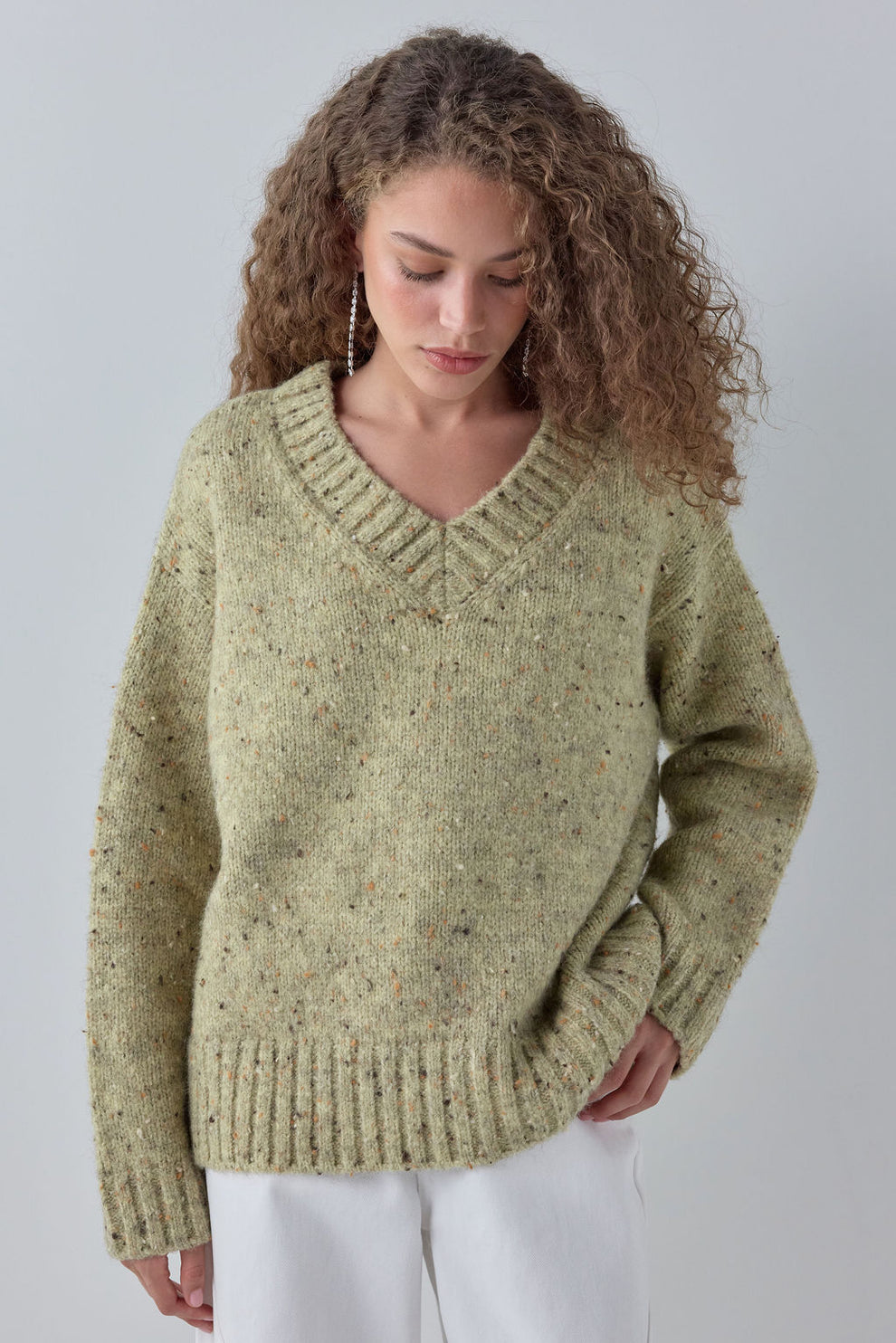 Franco Knit Jumper Moss