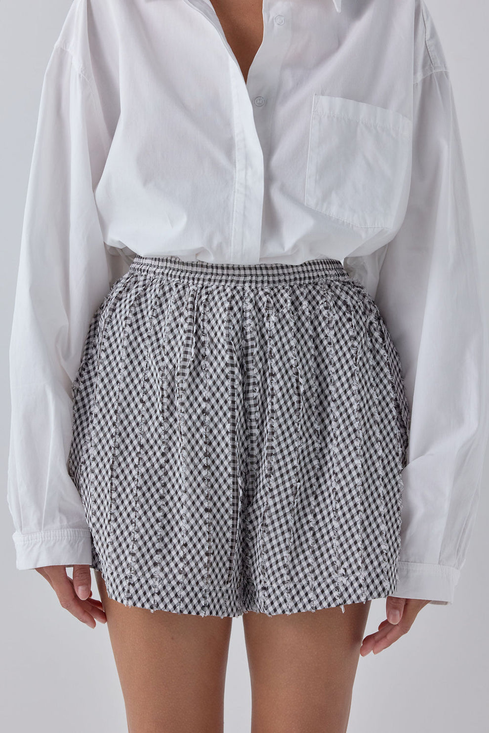 Elvie Shorts Black Check