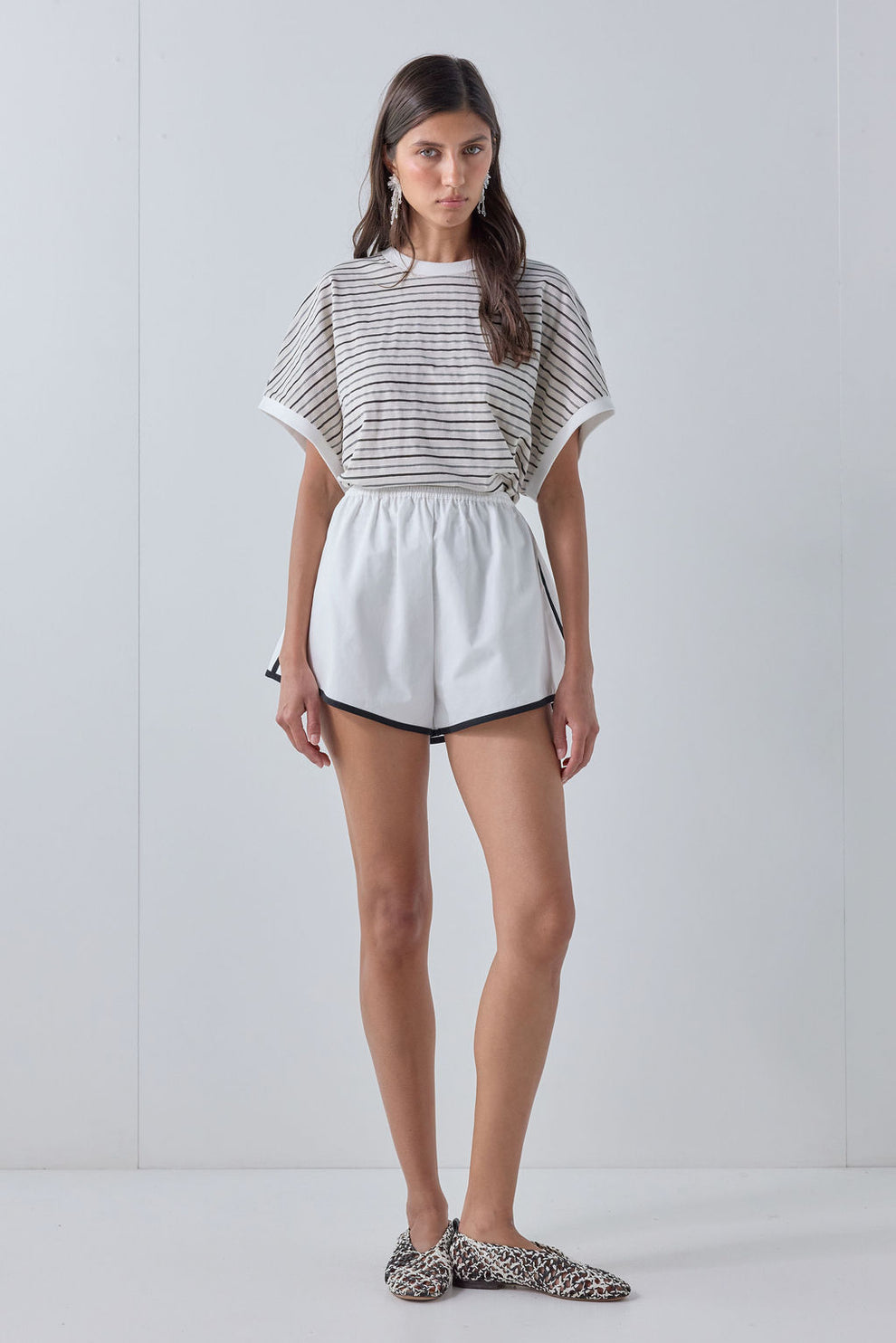 Tullie Shorts White