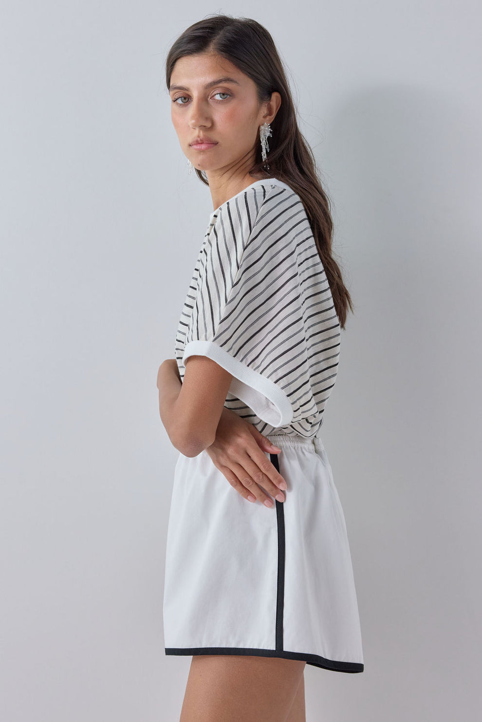 Tullie Shorts White