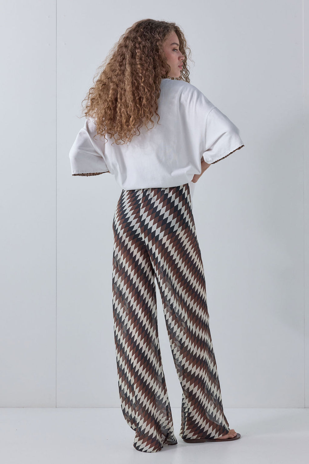 Remi Sheer Pants Geo