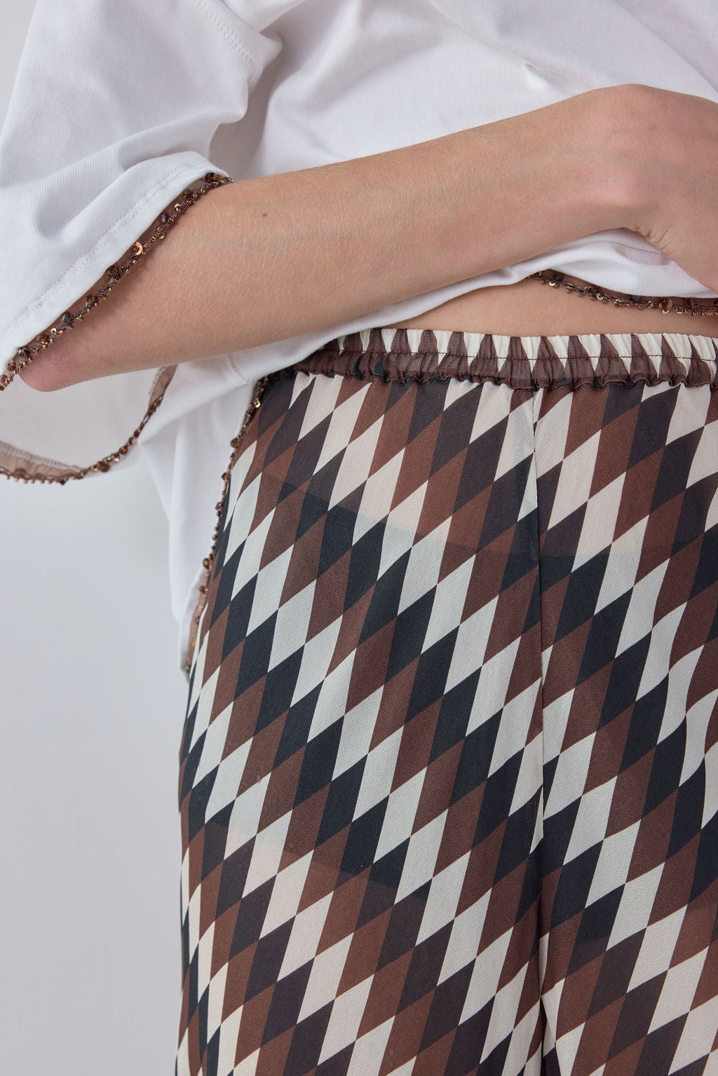 Remi Sheer Pants Geo