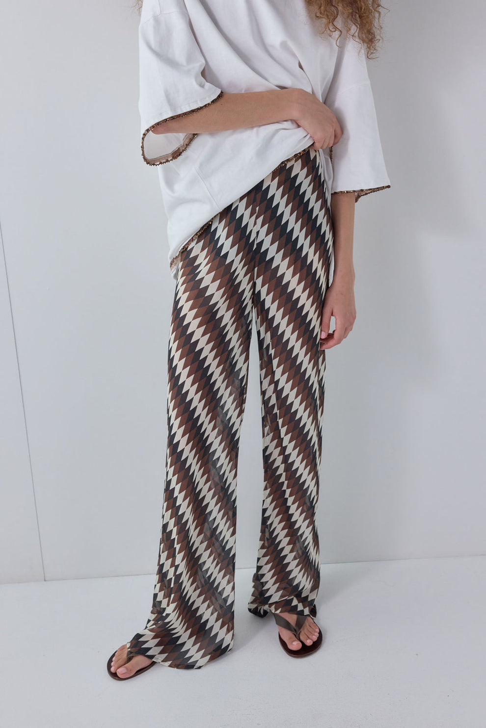 Remi Sheer Pants Geo