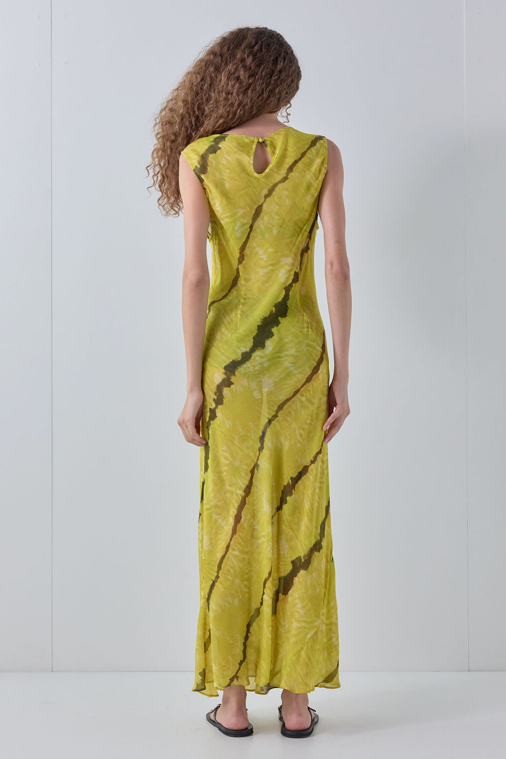 Francesca Sheer Maxi Dress Citrus