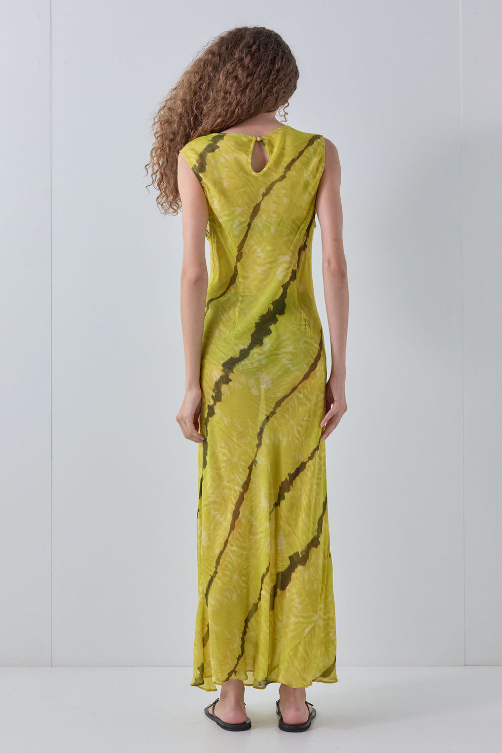 Francesca Sheer Maxi Dress Citrus