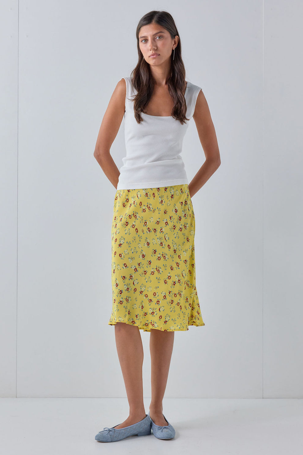 Marcia Midi Skirt Posy - size:Aida:AU 6 / US 2