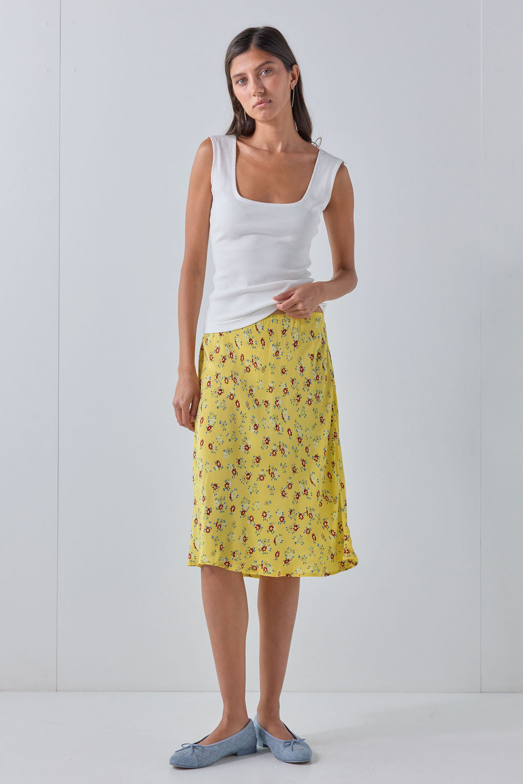 Marcia Midi Skirt Posy