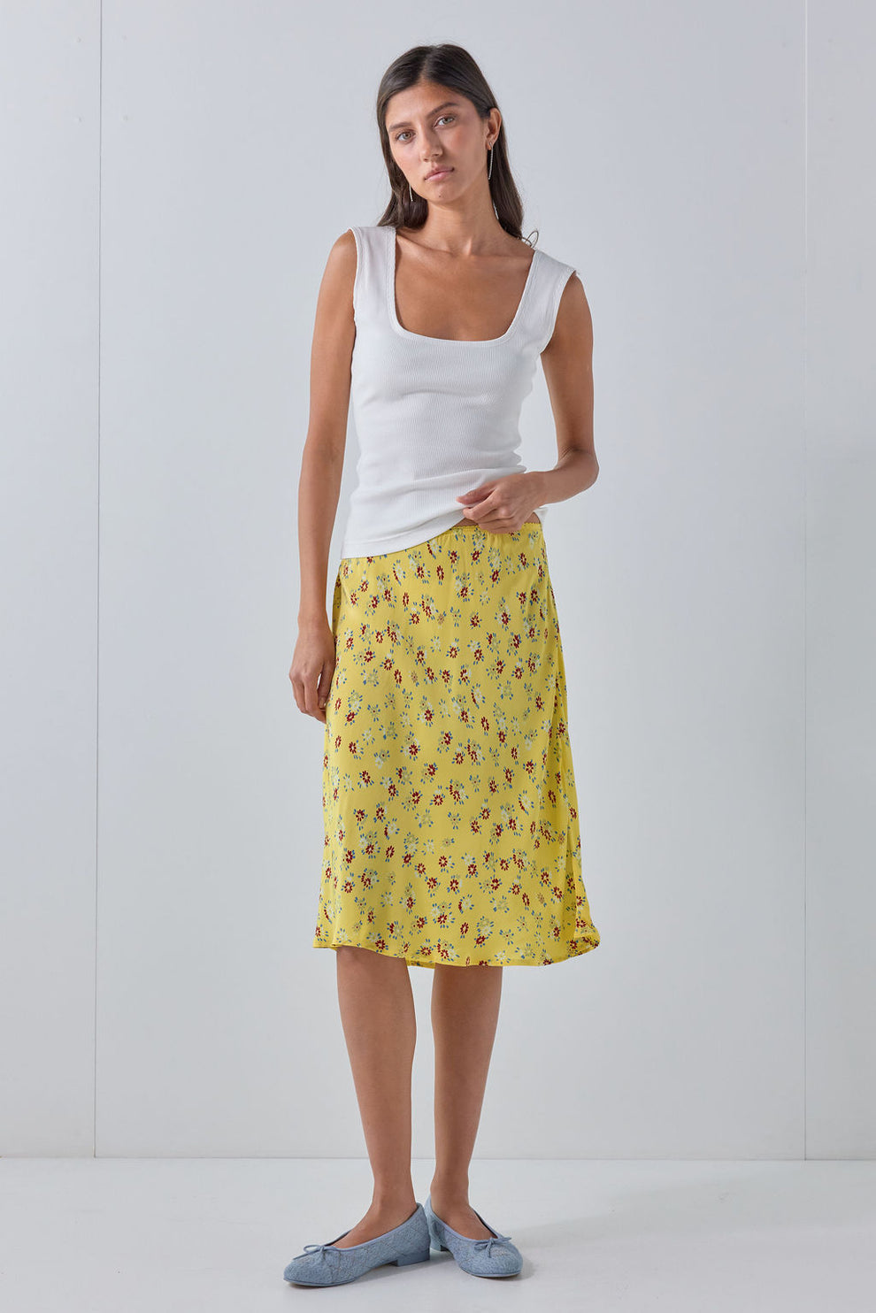 Marcia Midi Skirt Posy