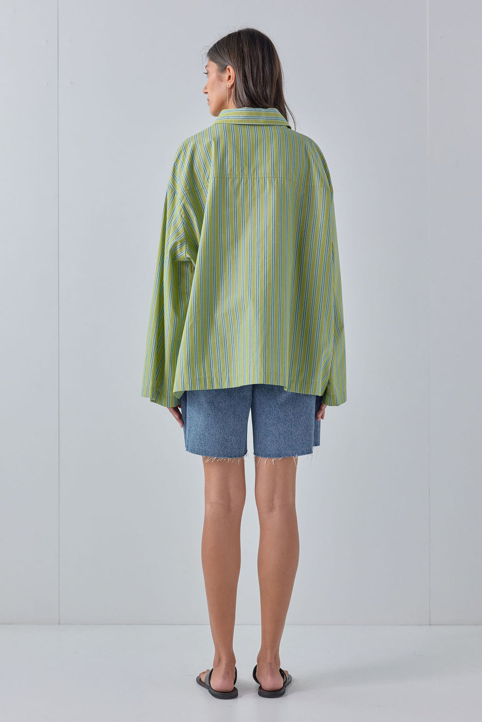Vale Shirt Moss Stripe