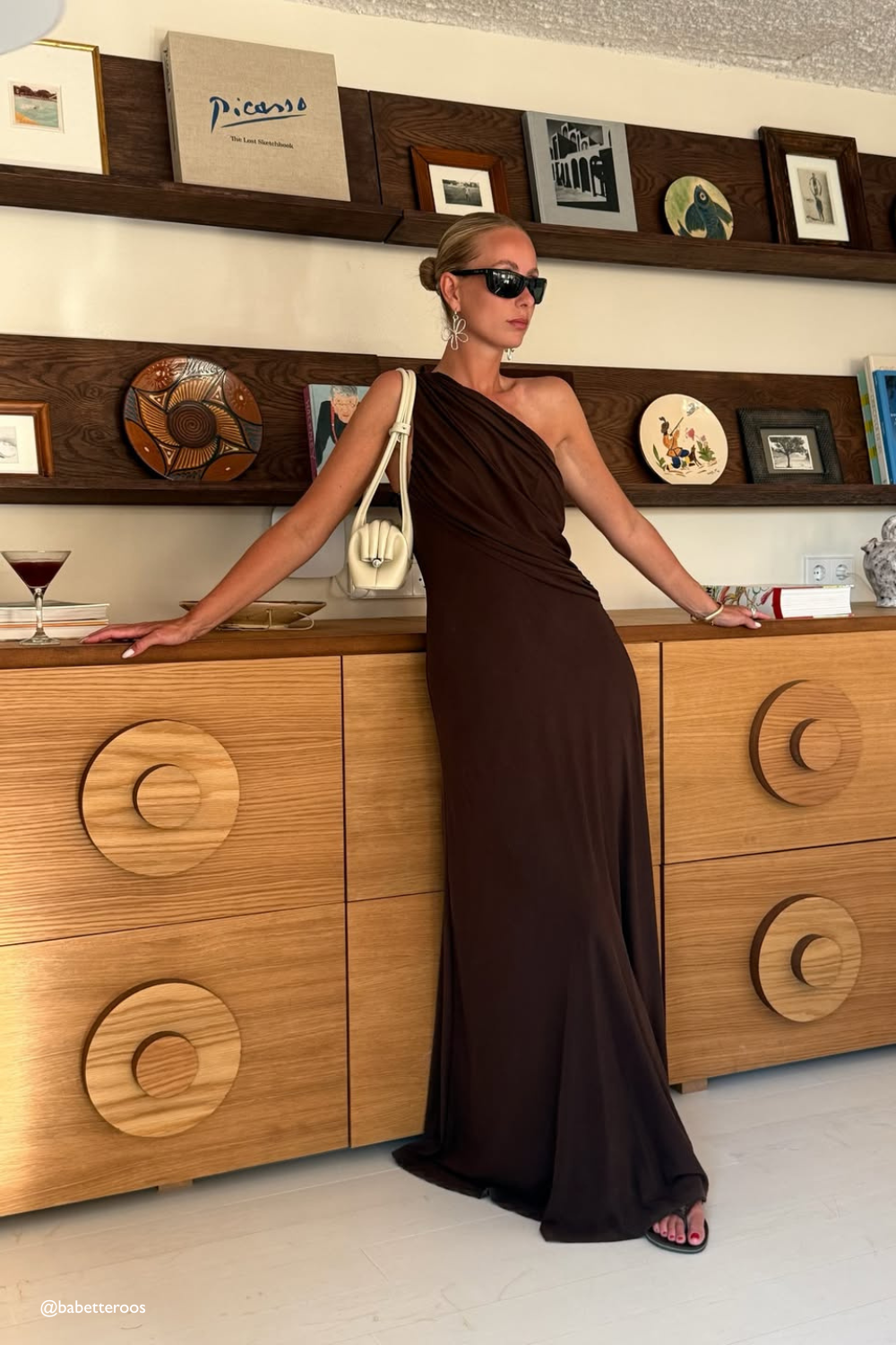 Marion Maxi Dress Chocolate