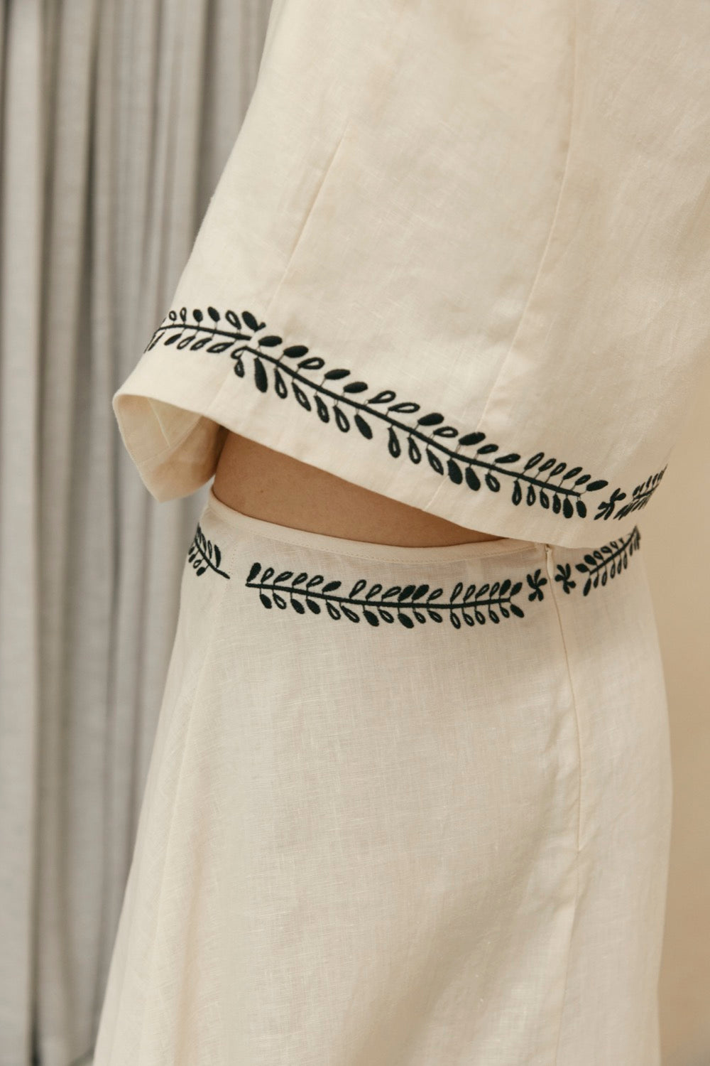 Sonoma Linen Skirt Natural