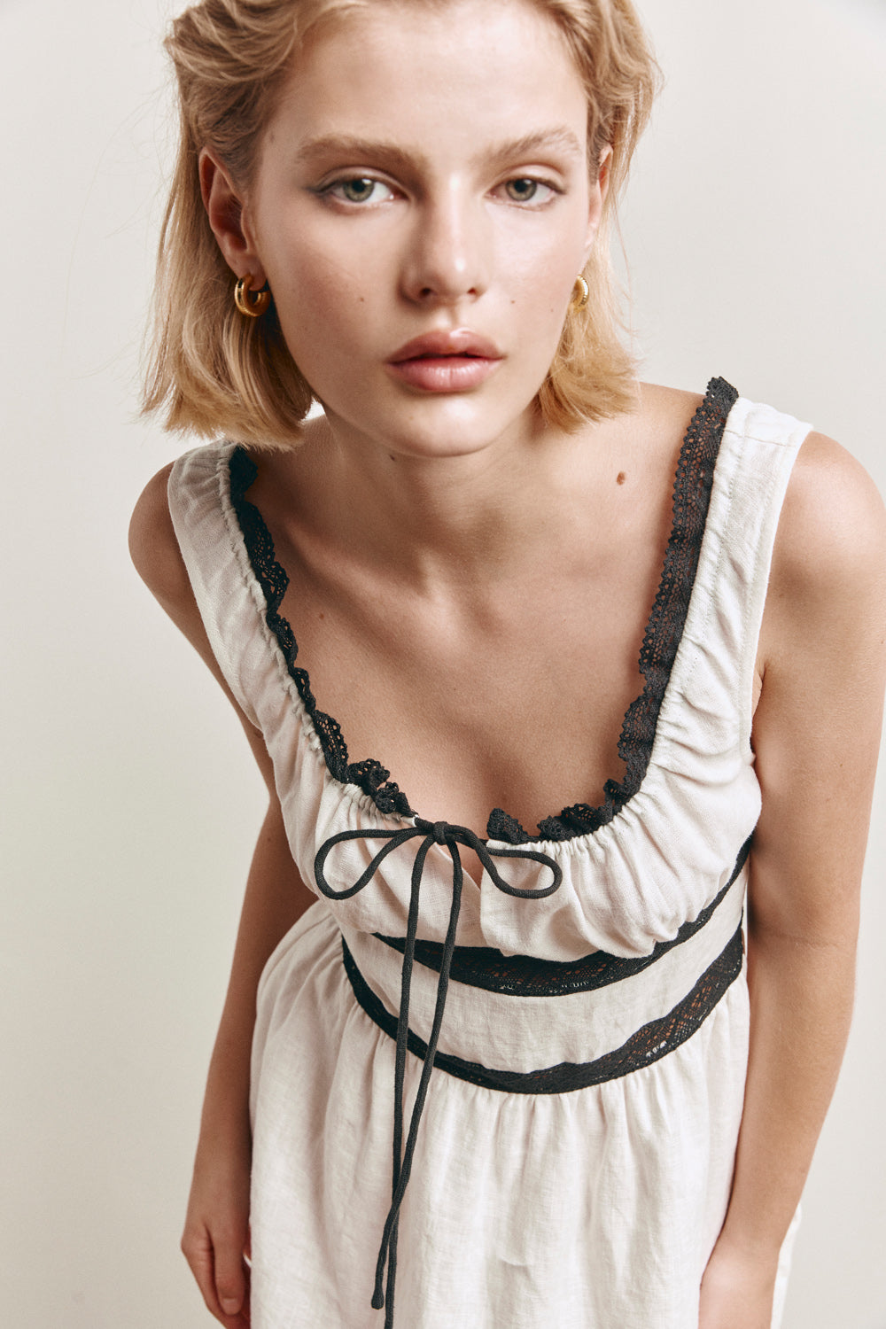 Styling the White Crochet Mini Skirt