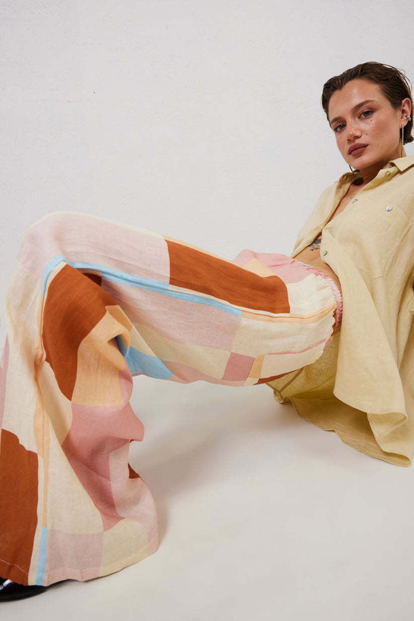 Petra Asymmetric Fashion Bandage Pants Sets