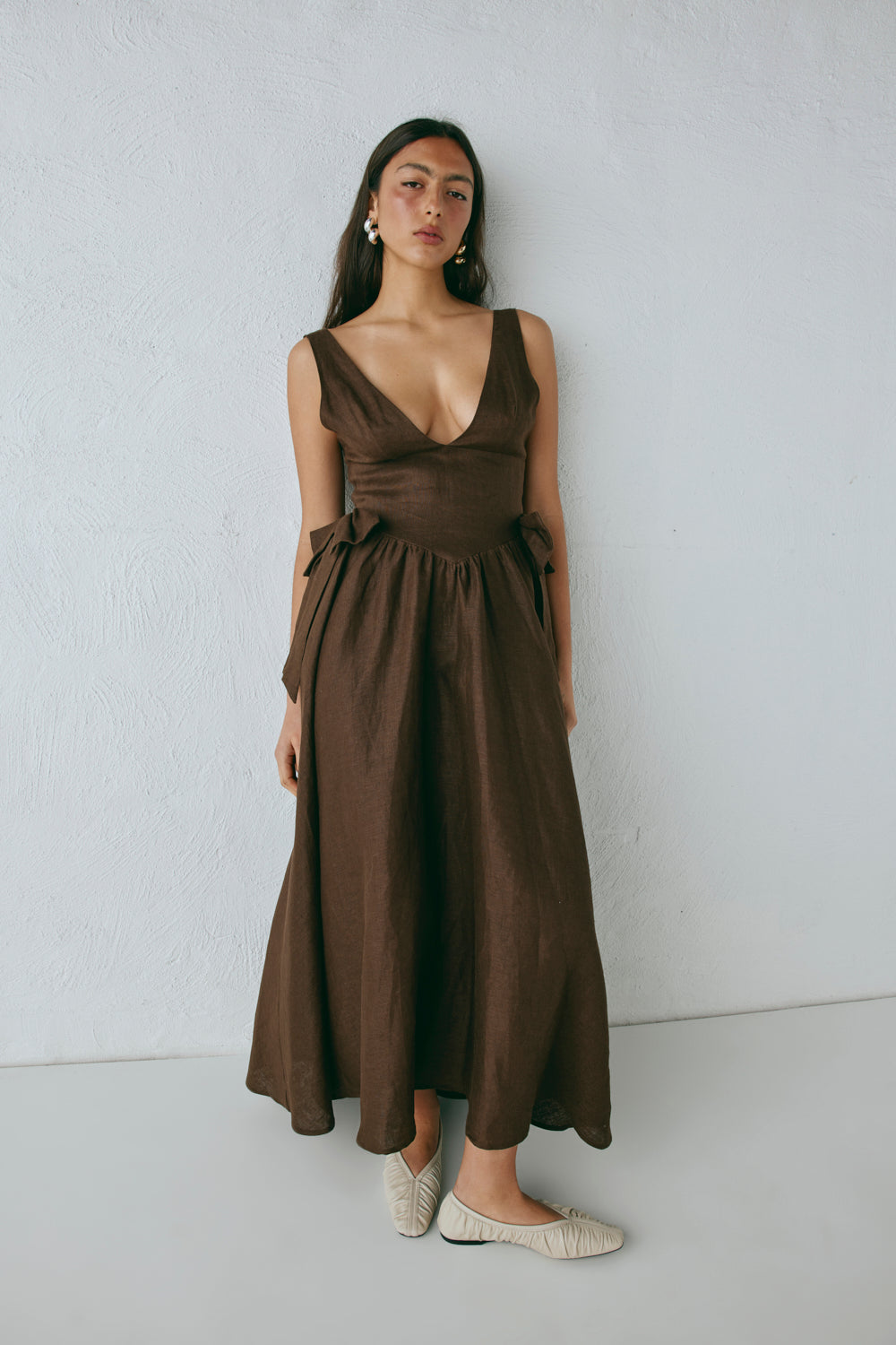 Daphne Smocked Midi Dress main image 1