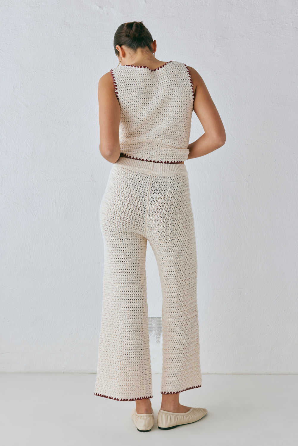 Stella Knit Pants Cream