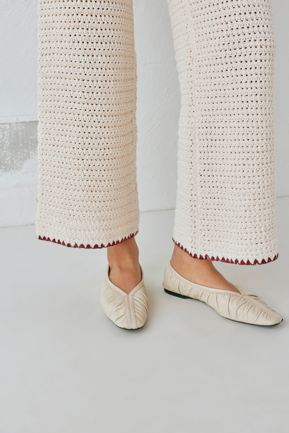 Stella Knit Pants Cream