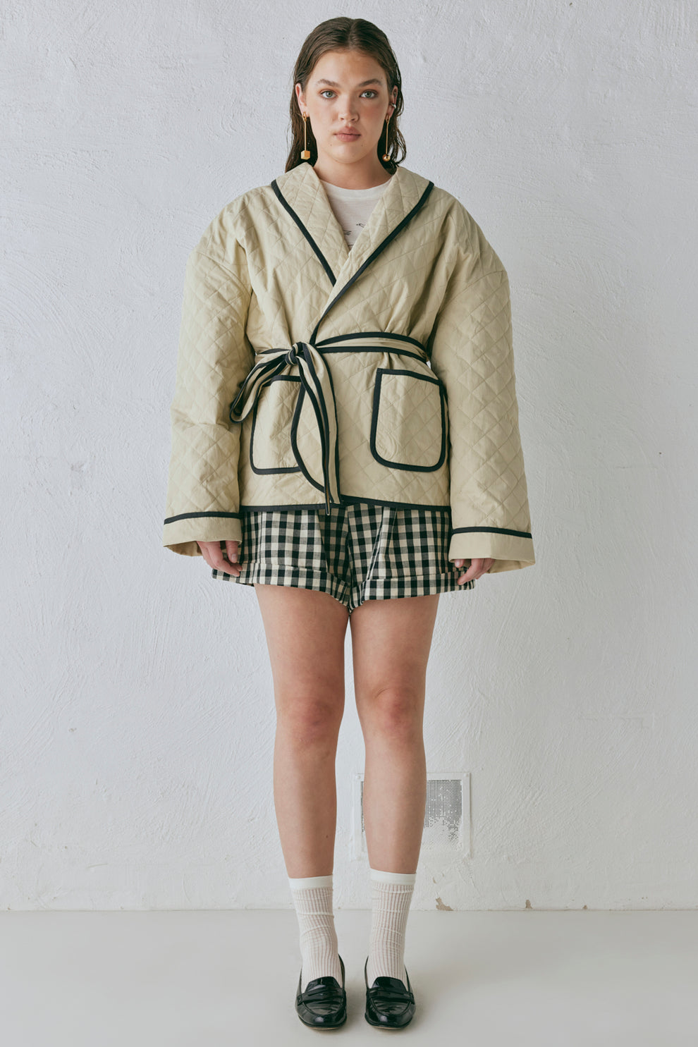 Outerwear Jemma Plaid Coat Jemma Coat Club Monaco On Sale