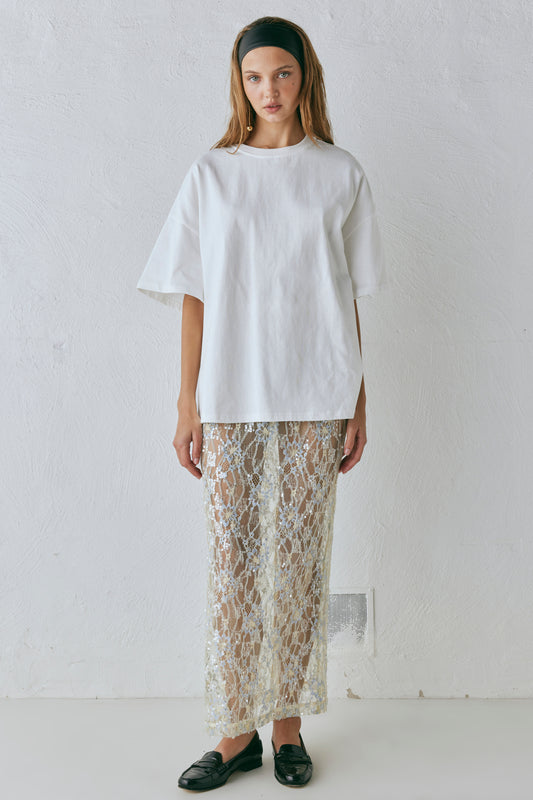 Willow Tee White - size:Anna:AU 6 / US 2