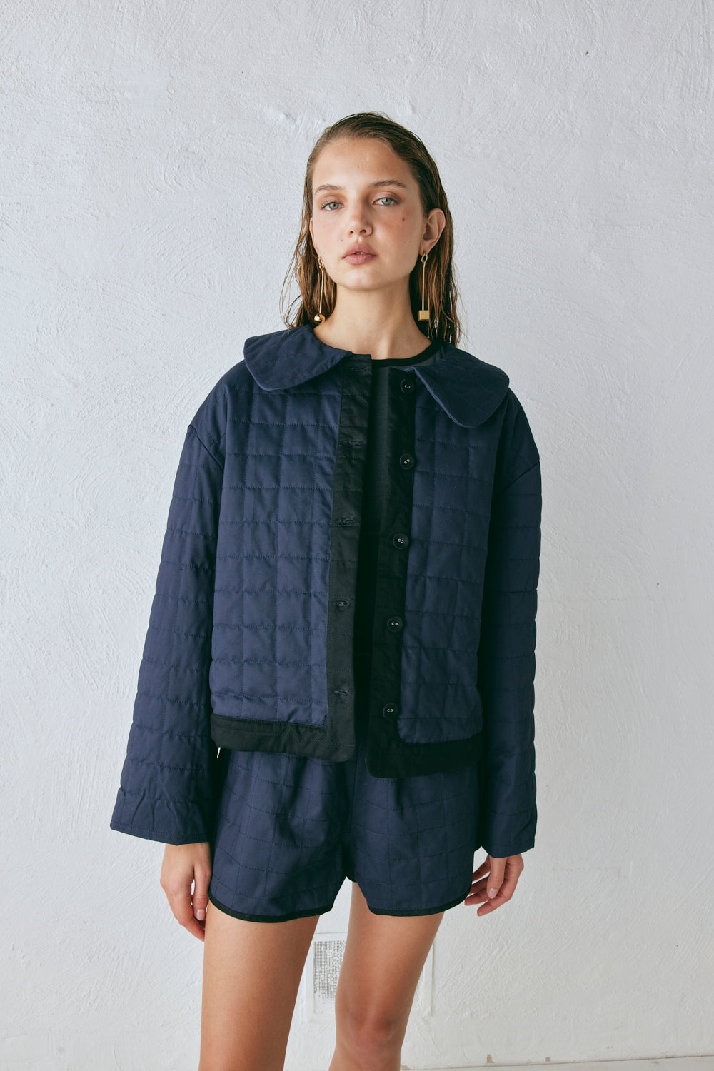Yvette Jacket Navy - size:Anna:AU 6 / US 2