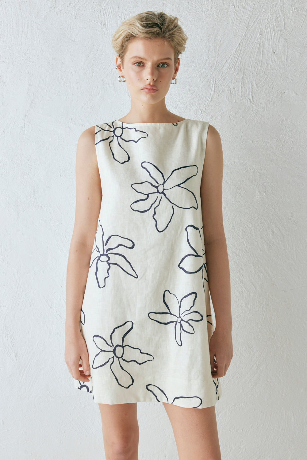 Aftersun Linen Mini Dress Fleur - size:Aria:AU 6 / US 2