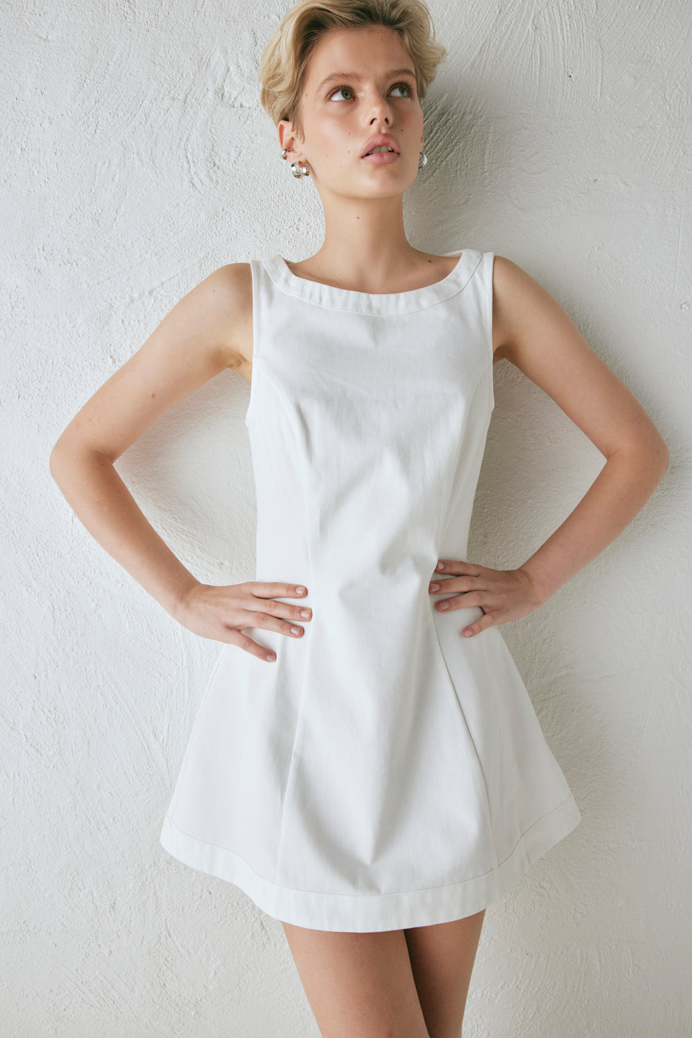 lulu white dress Lulu Mini Dress White – VRG GRL