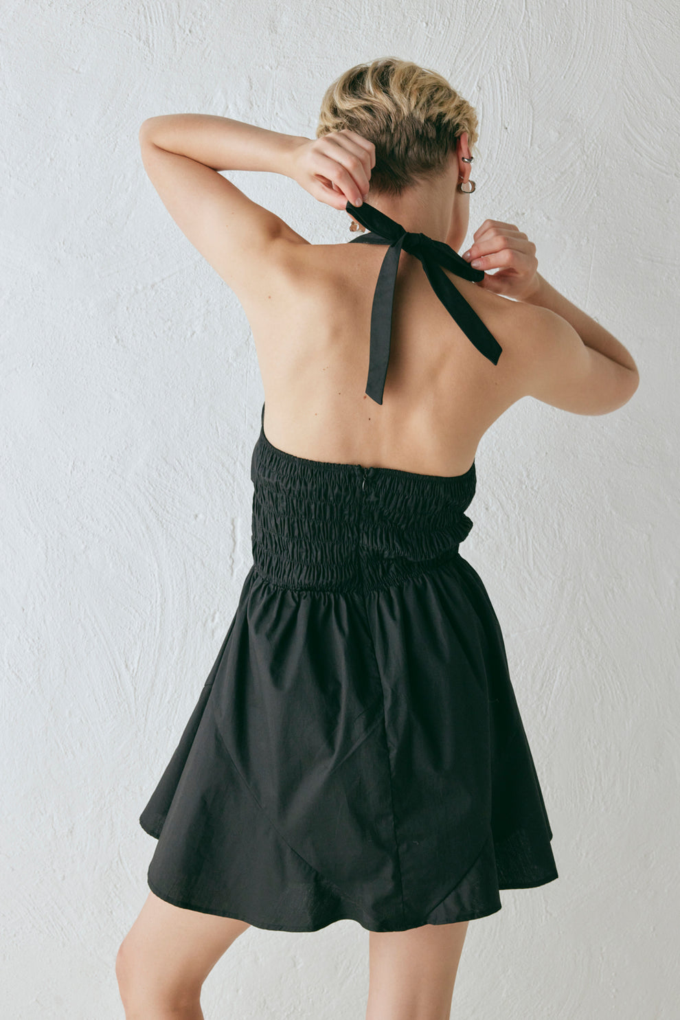 Bernie Mini Dress Black – VRG GRL