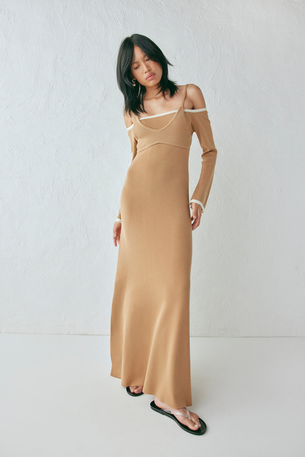 vrg grl knit dress VRG GRL Beach To Bar Knit Maxi Dress by Vrg Grl