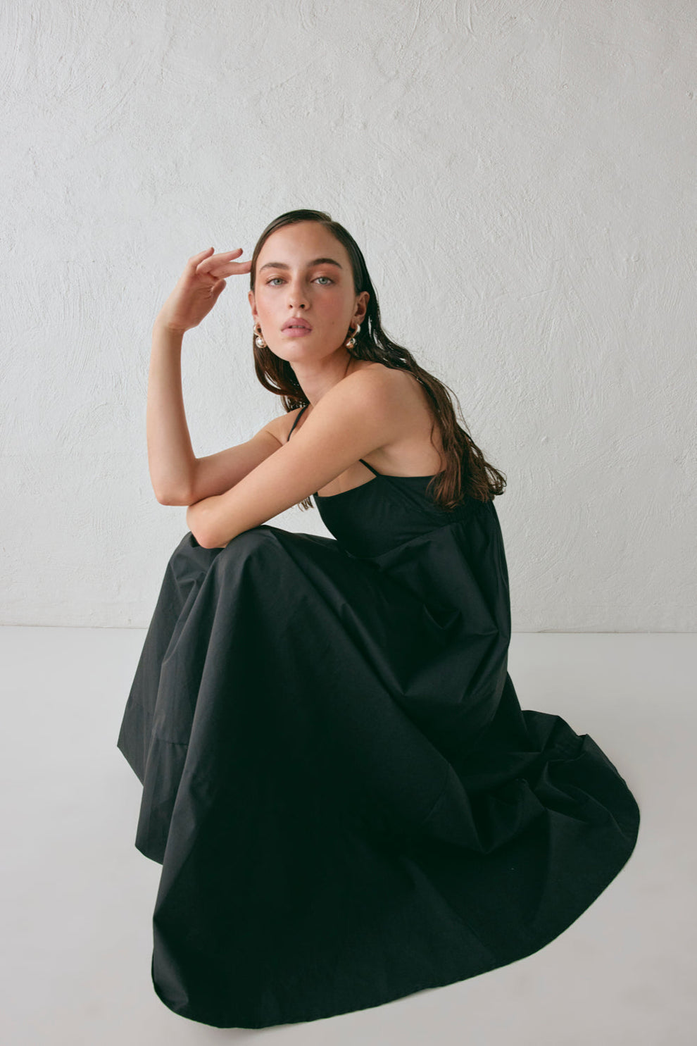 Behati Maxi Dress Black VRG GRL Behati Maxi Dress Black VRG GRL