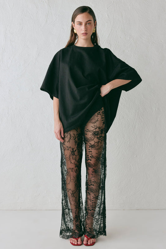 Devyn Lace Pants Black- size:MC:AU 6 / US 2