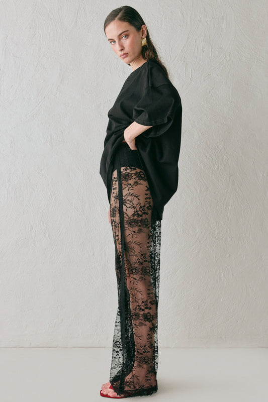 Devyn Lace Pants Black- size:MC:AU 6 / US 2