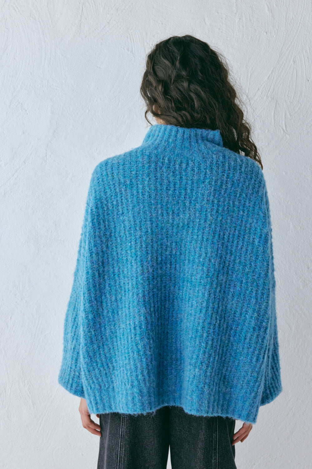Yumi Green Relaxed Knitted Jumper With Scattered Sequin Neckline main image 1