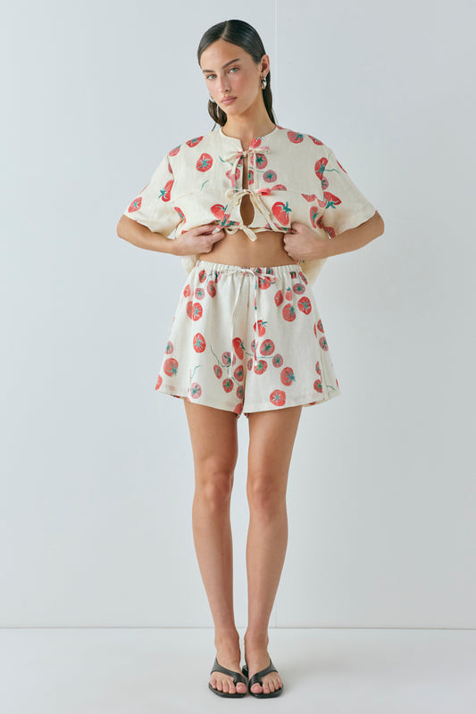 Annika Linen Shorts Roma - size:MC:AU 6 / US 2 