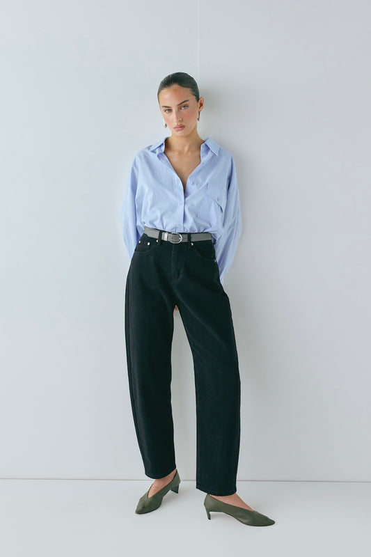 Lex Barrel Denim Jeans Black - size:MC:AU 6 / US 2 