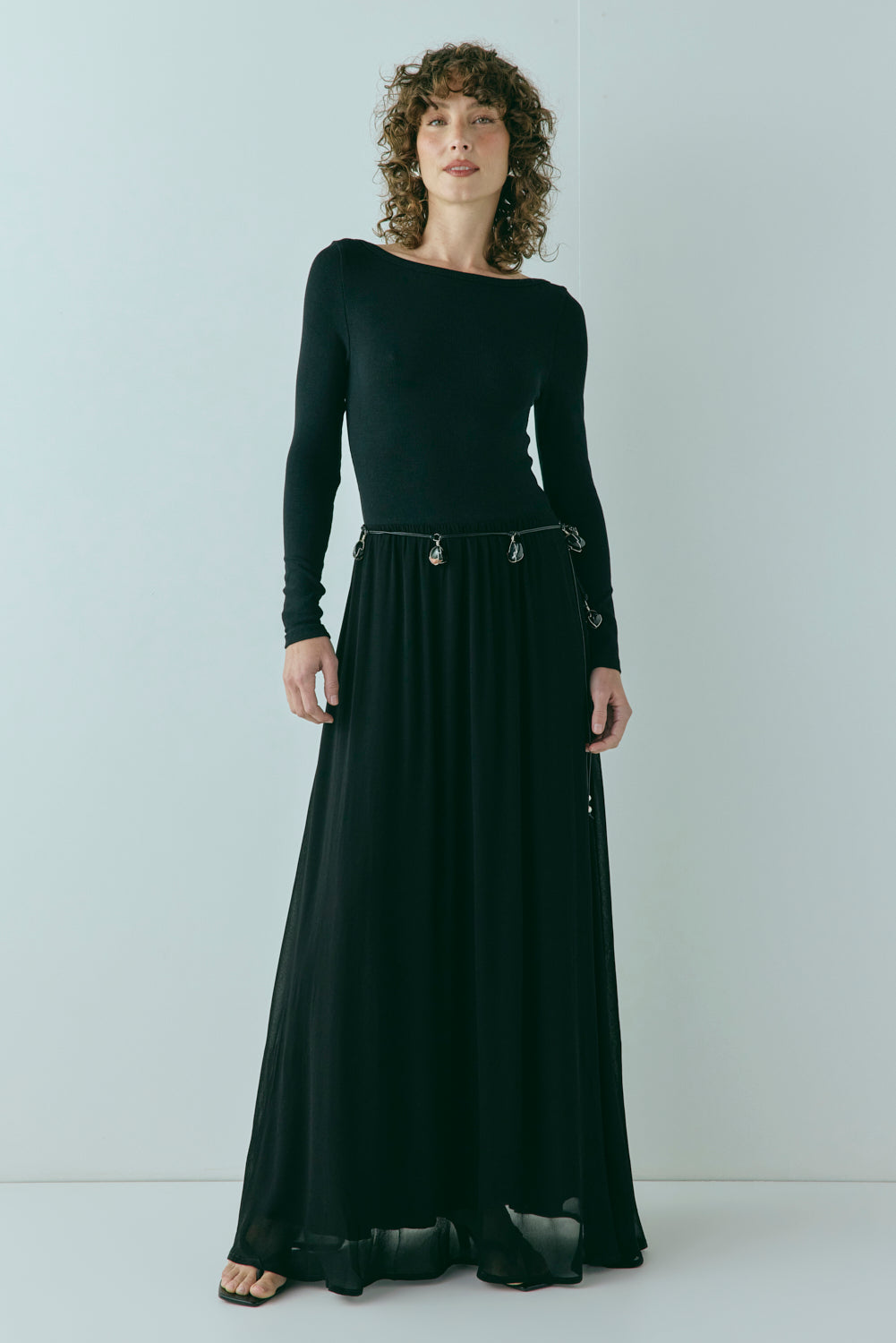 Abbey Maxi Dress Black VRG GRL Abbey Maxi Dress Black VRG GRL