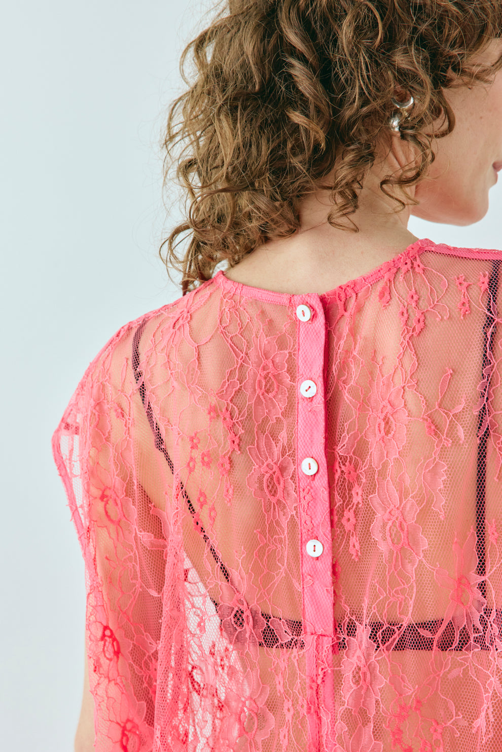 Devyn Lace Top Pink