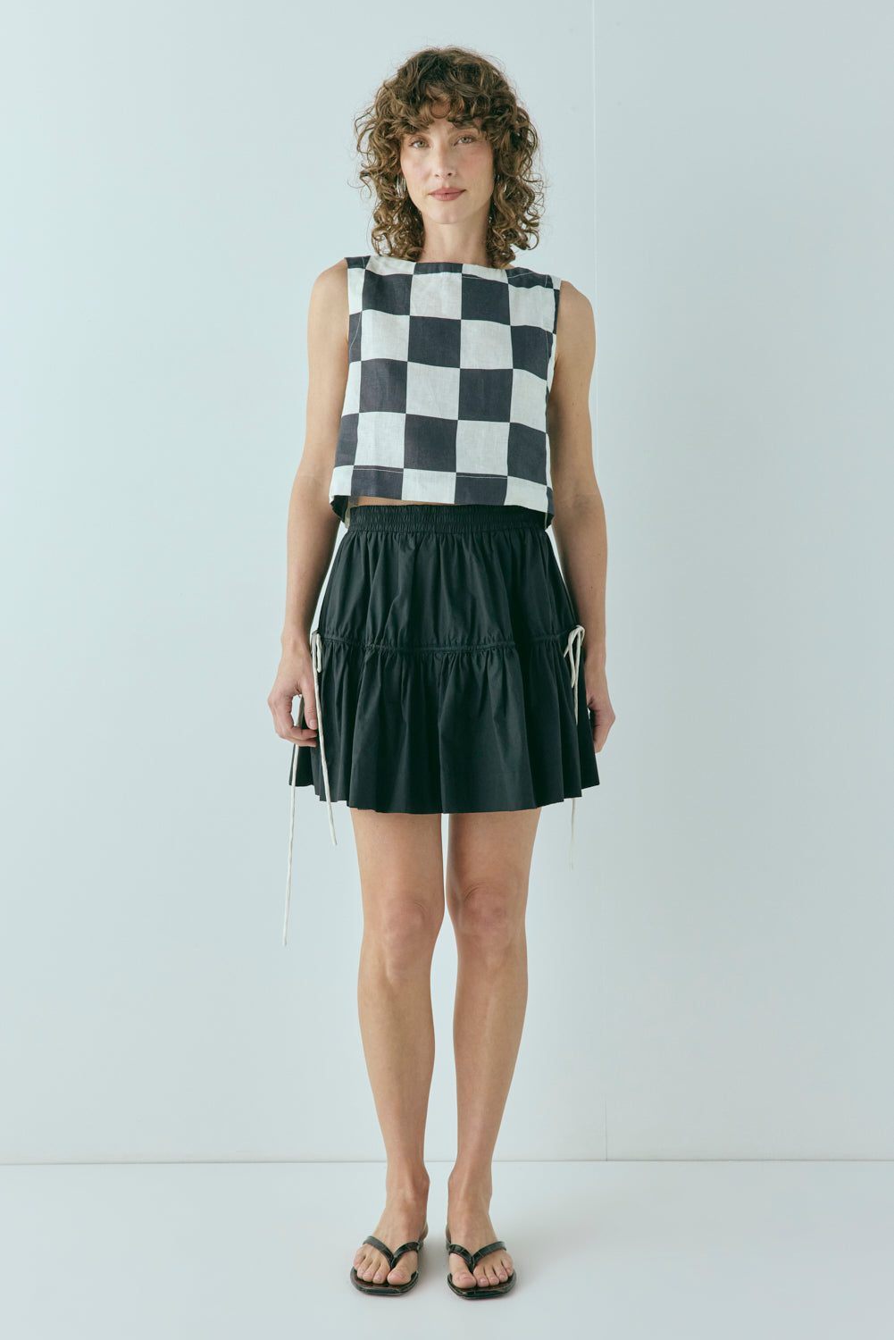 Vada Mini Skirt Black