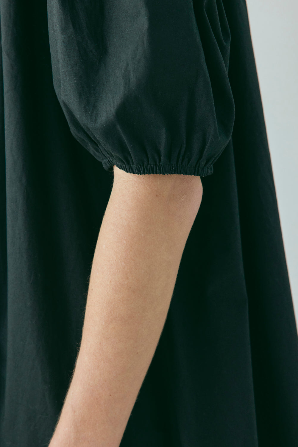 Leila Smock Mini Dress Black