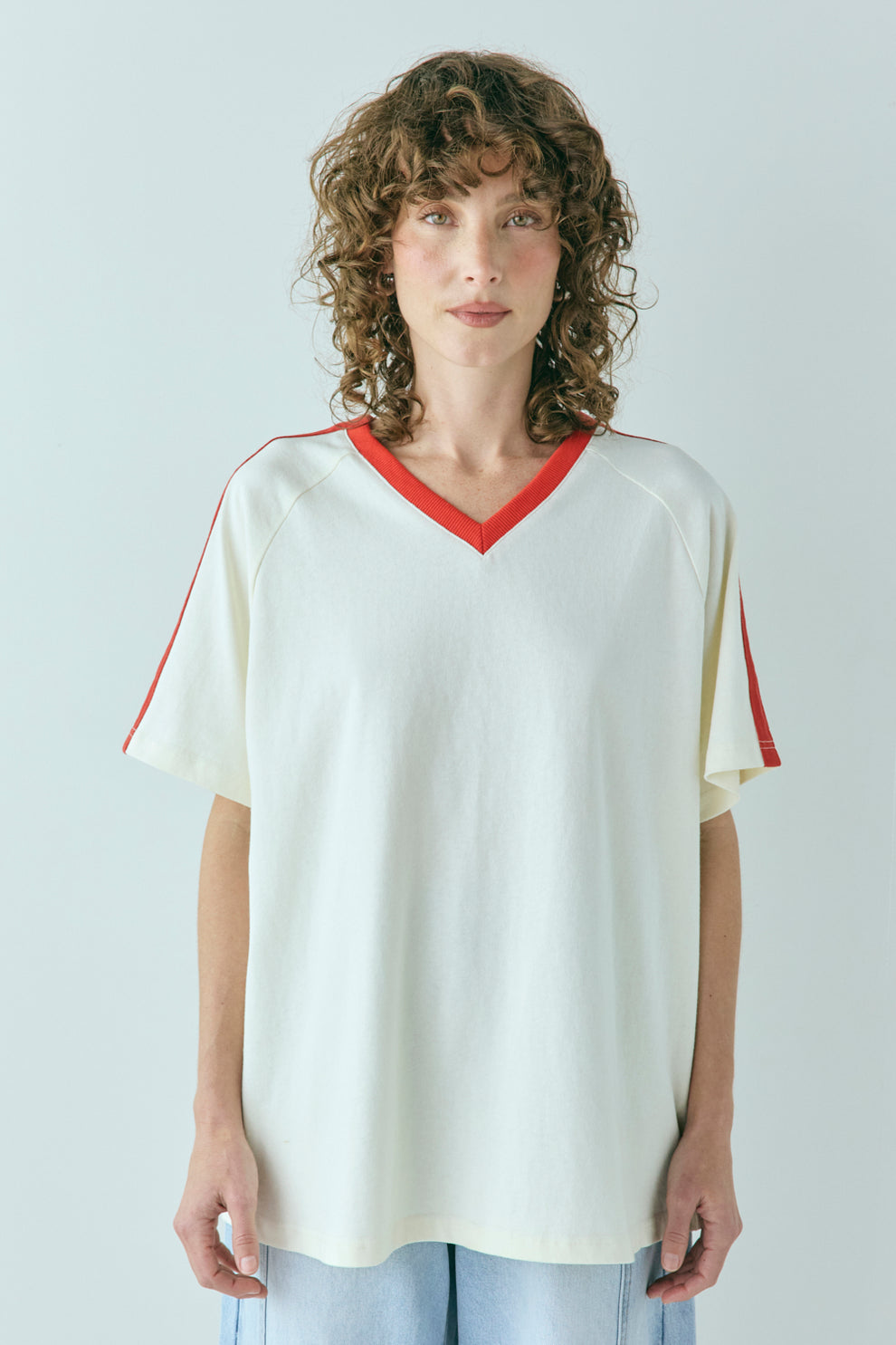 Marlo Tee Cream - size:Kelsey:AU 6 / US 2
