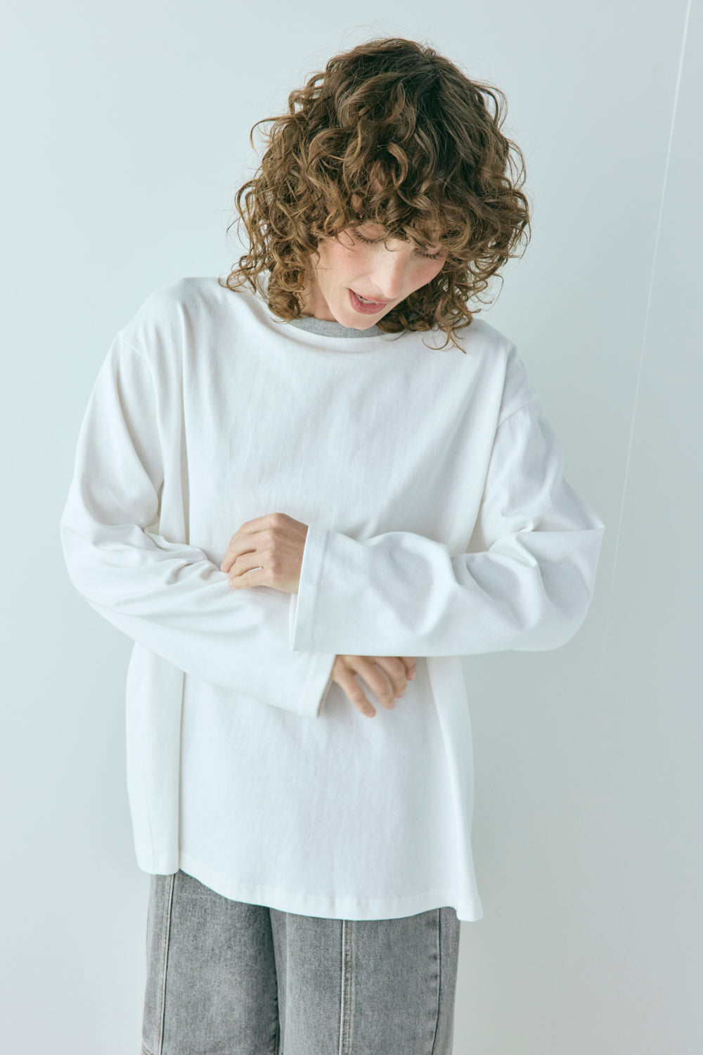 Willow Long Sleeve Tee White