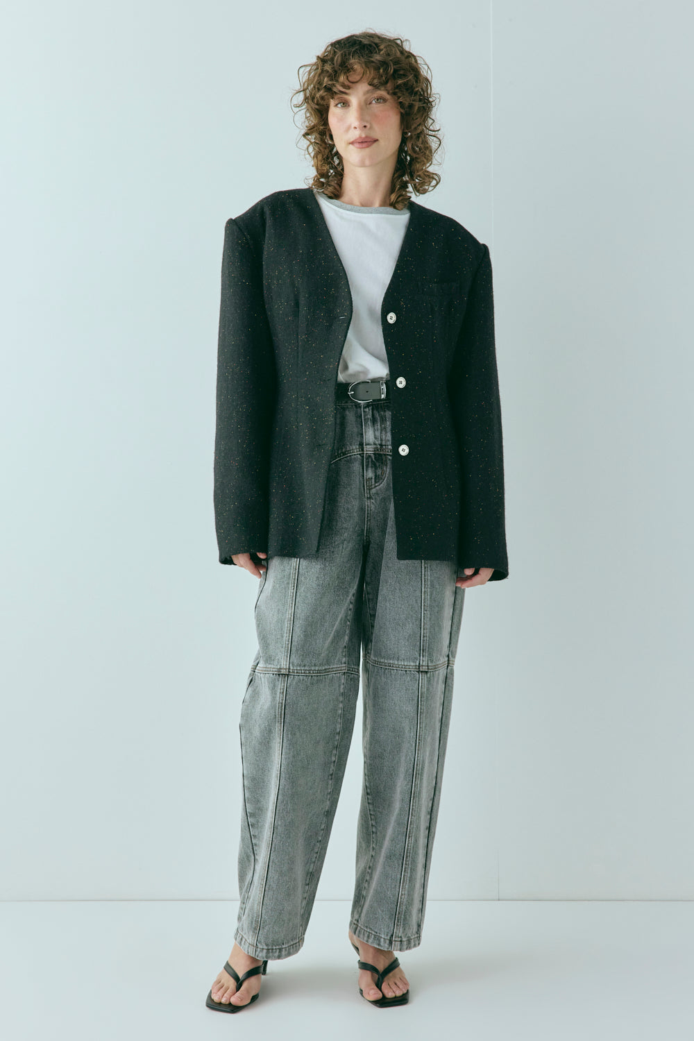 Zora Denim Jeans Washed Grey