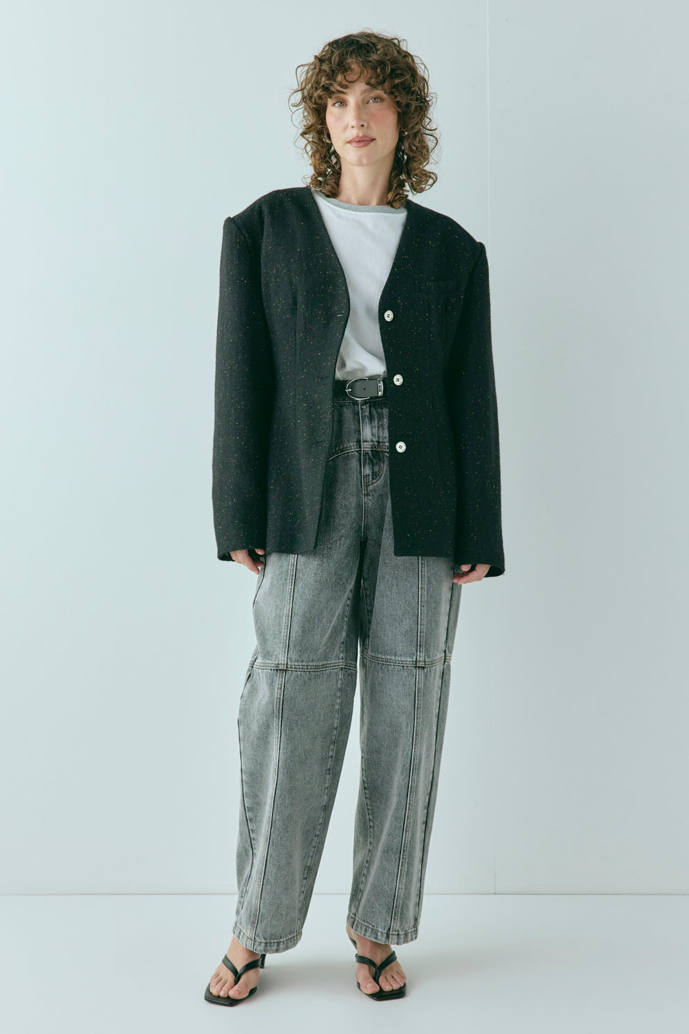 Zora Denim Jeans Washed Grey