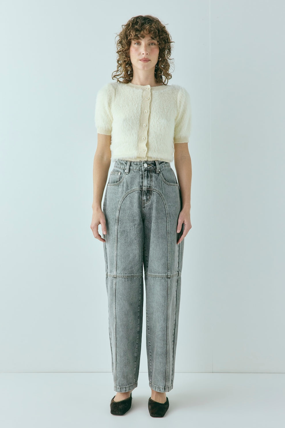 Zora Denim Jeans Washed Grey - size:Kelsey:AU 6 / US 2 