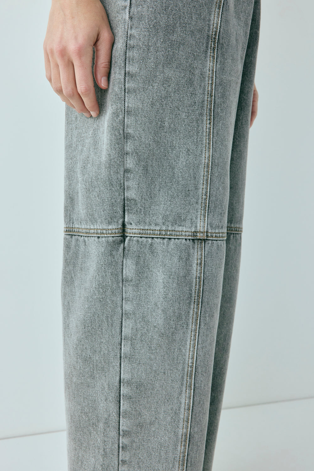 Zora Mid Rise Denim Jeans Washed Grey – VRG GRL