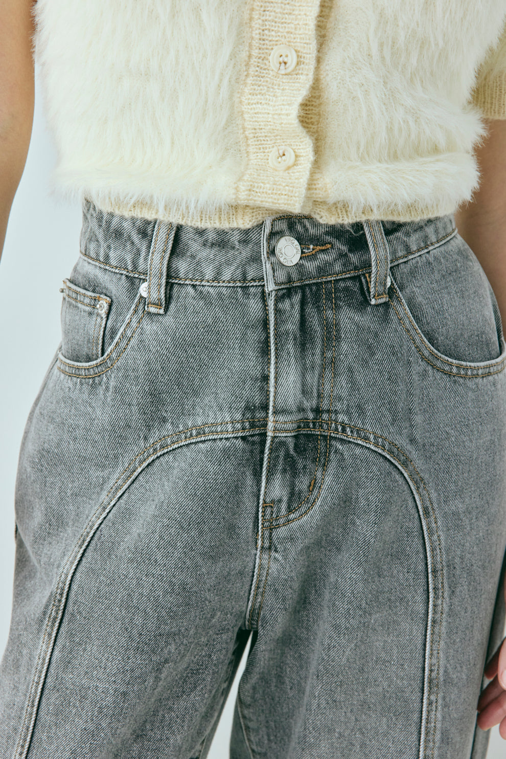 Zora Denim Jeans Washed Grey