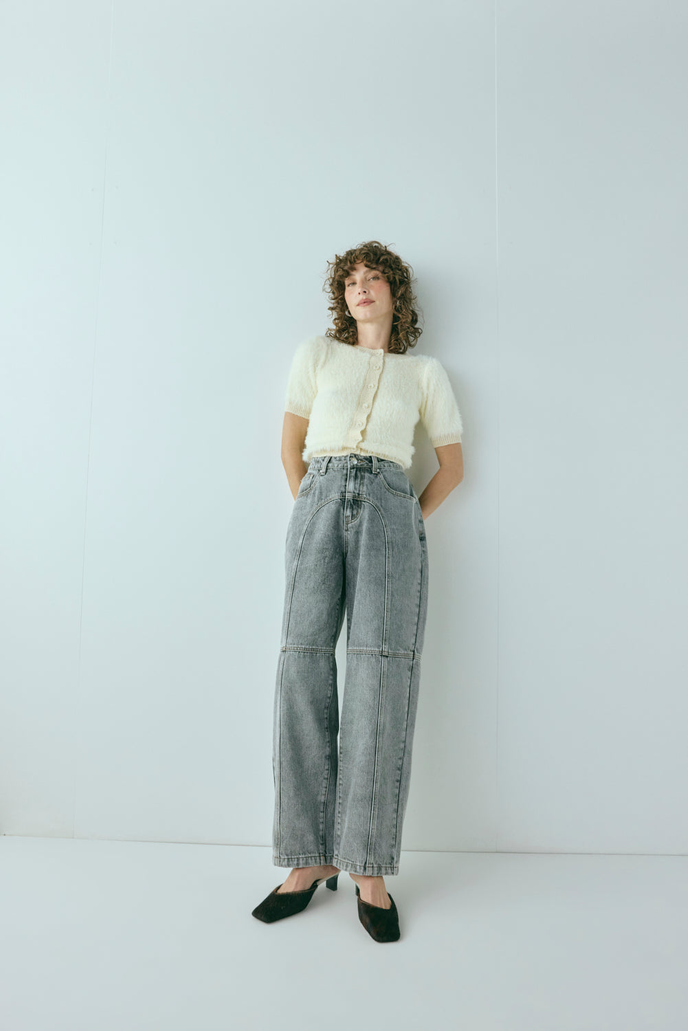 Zora Denim Jeans Washed Grey